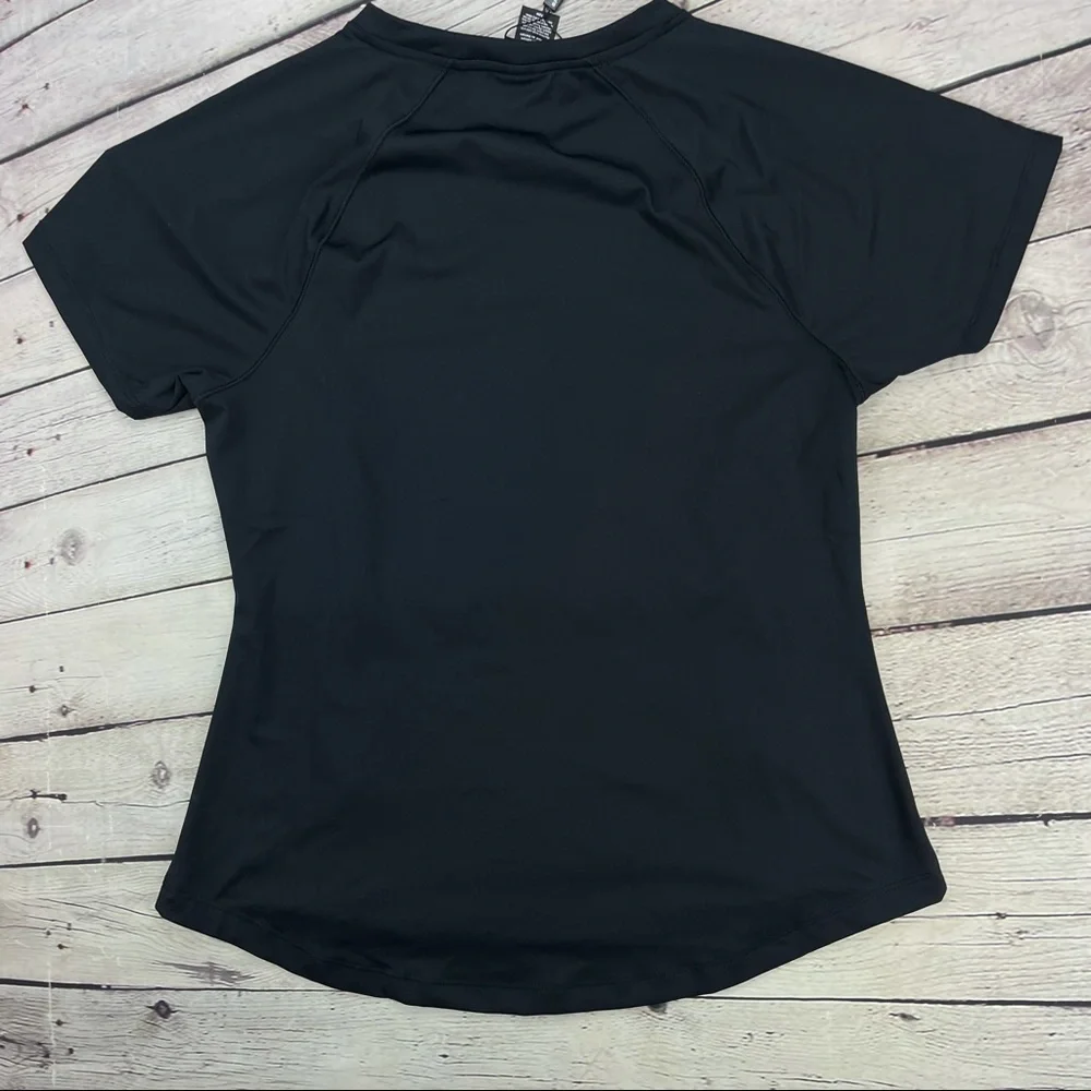 NWT Spyder Active Women’s black  active short sleeve tee shirt size M - Picture 10 of 11